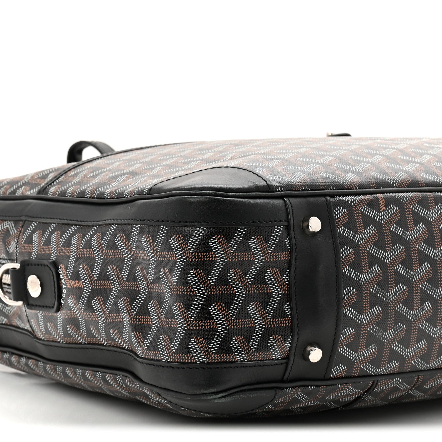 Goyard Goyardine Ambassade MM Briefcase Black 14 of 17