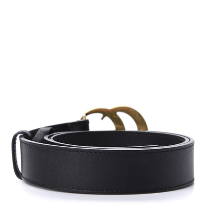 Gucci Calfskin Double G 30mm Belt 75 30 Black 2 of 4