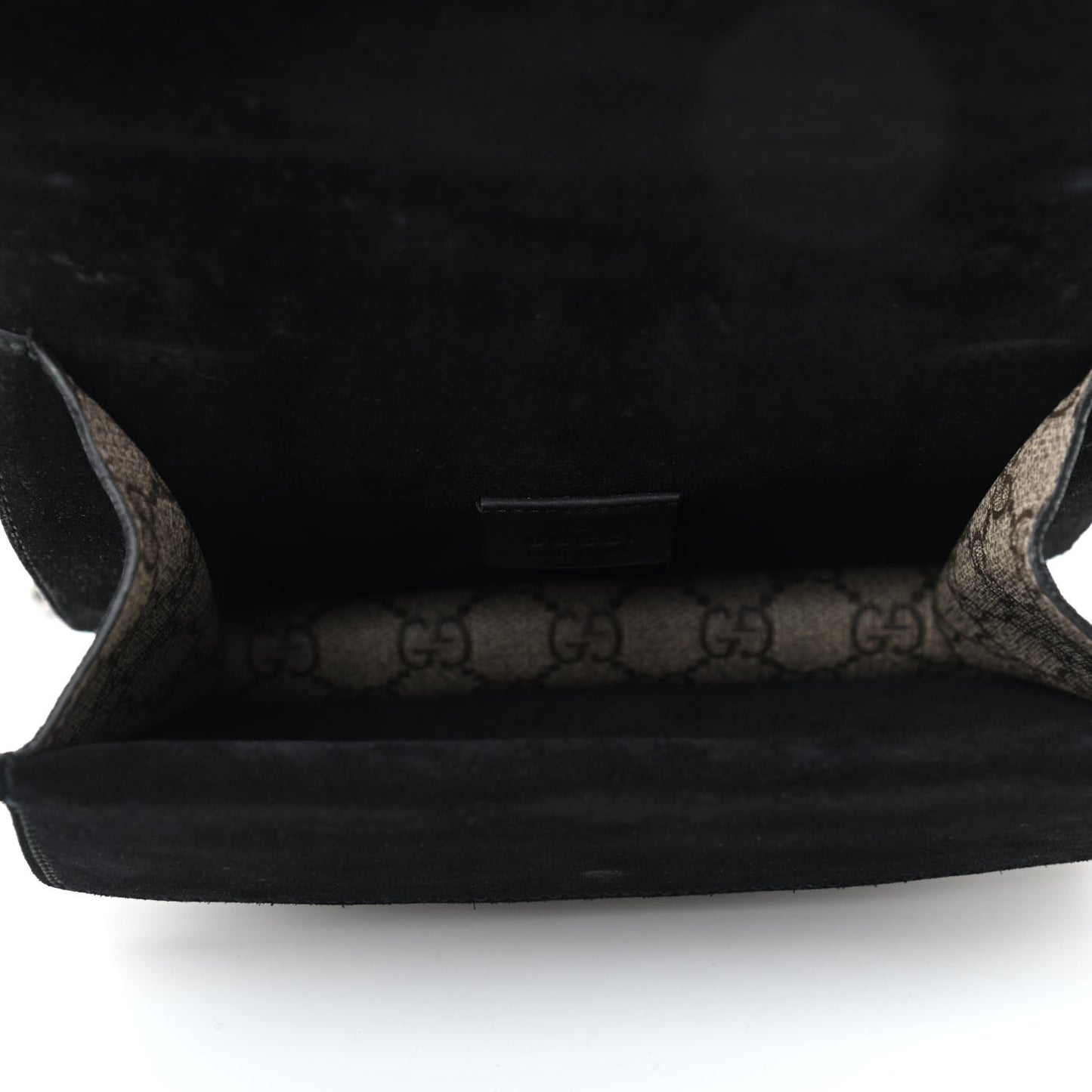 GG Supreme Monogram Mini Dionysus Shoulder Bag Black