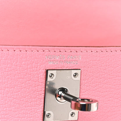 Hermes Chevre Mysore Mini Kelly Sellier 20 Rose Confetti 6 of 11
