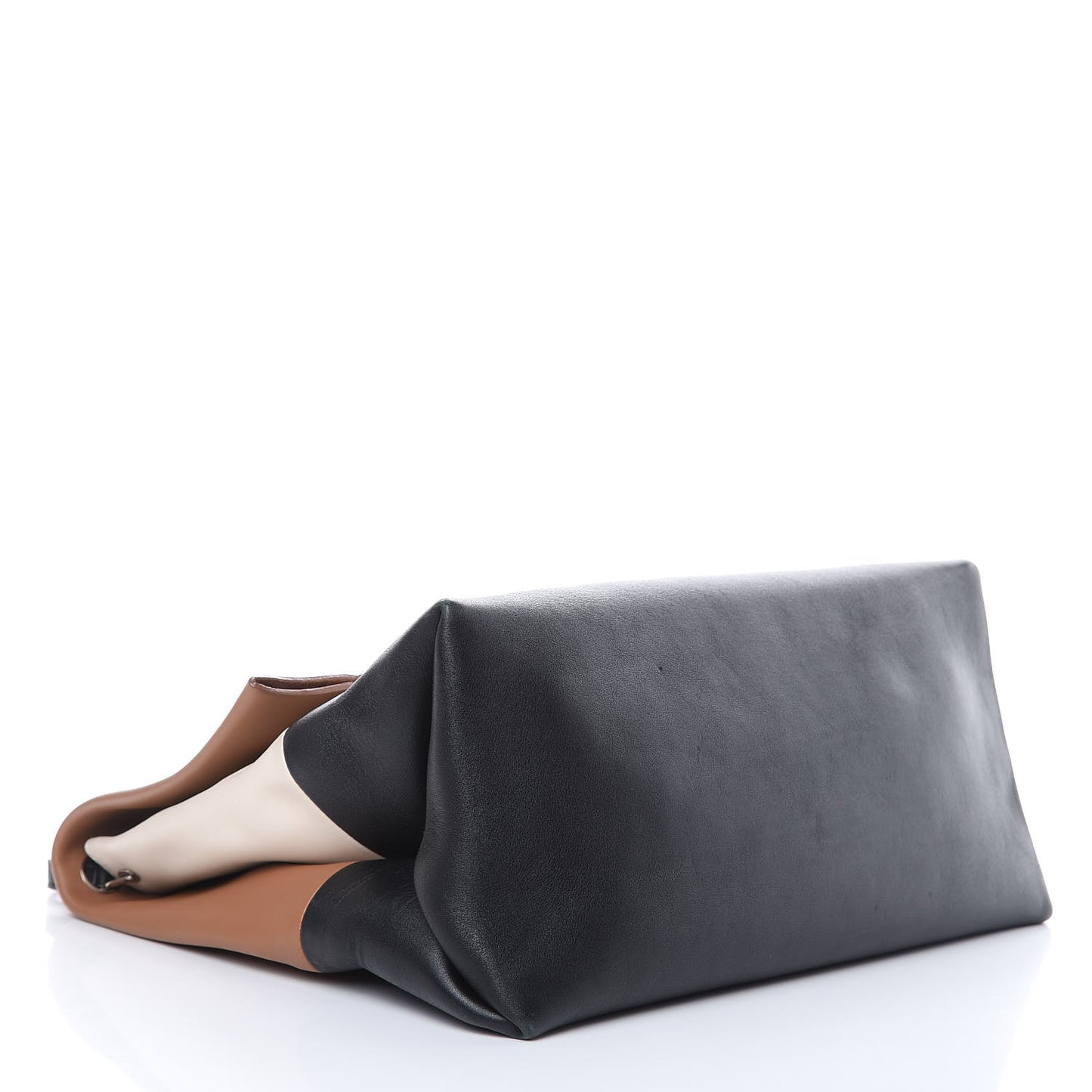 Calfskin All Soft Shoulder Bag Tan