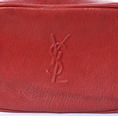 Saint Laurent Lambskin Lou Belt Bag Red 8 of 12
