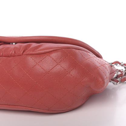 Chanel Caviar Large Half Moon Flap Red 9 of 10
