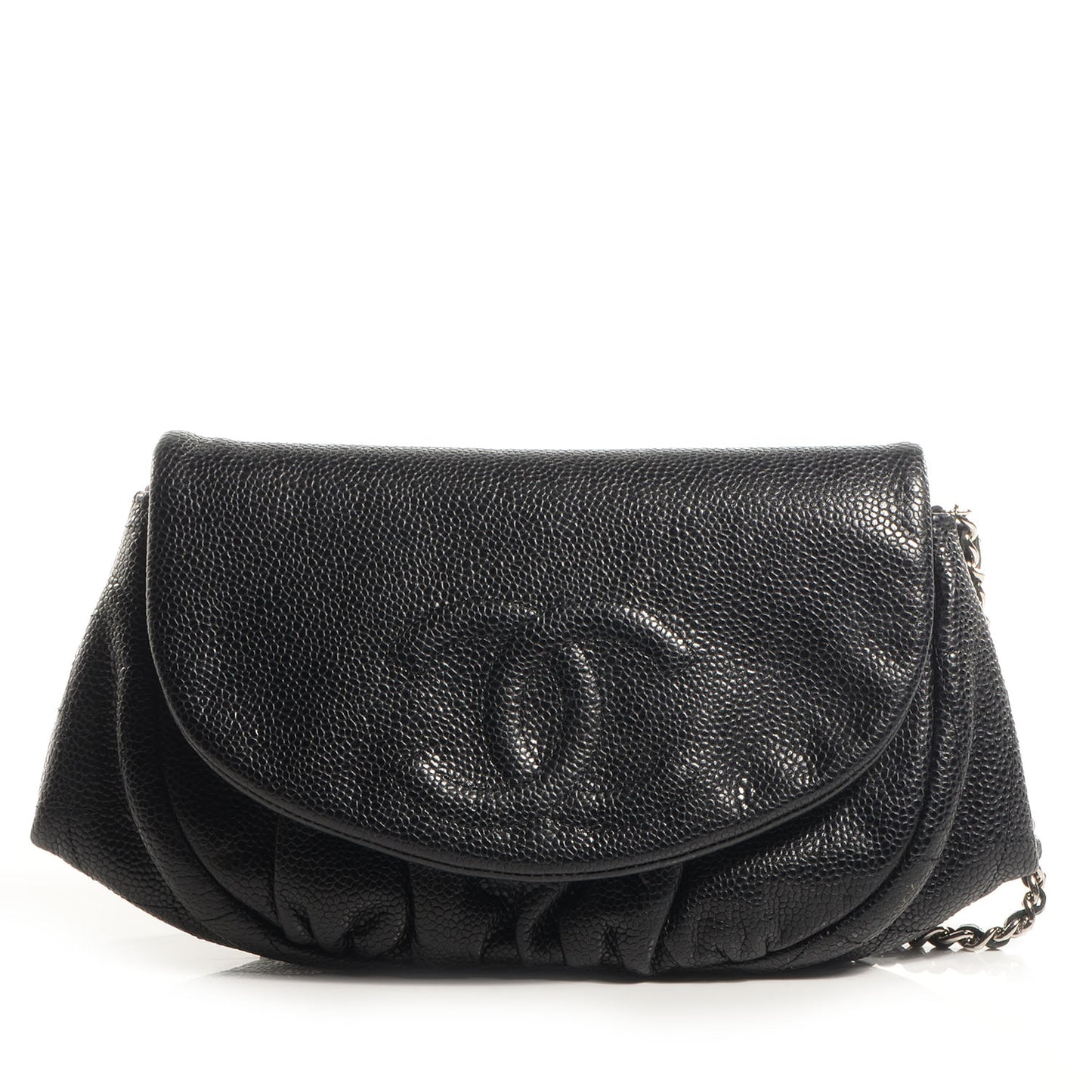 Caviar Half Moon Wallet On Chain WOC Black