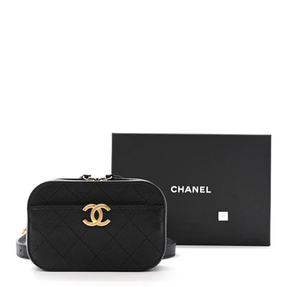 Chanel Caviar Stitched Waist Bag Black 11 of 11
