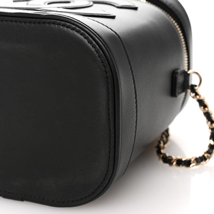 Chanel Lambskin Timeless Vanity Cosmetic Case Black 10 of 11