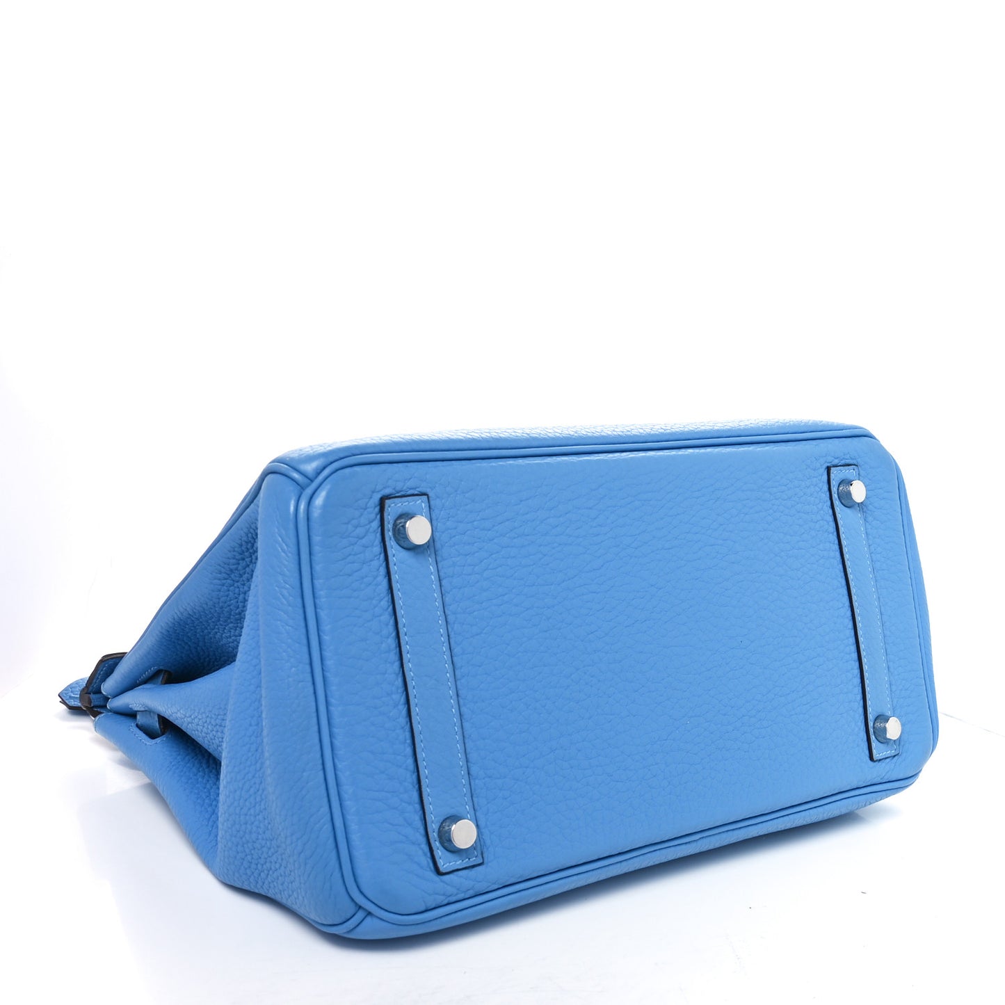 Taurillon Clemence Birkin 30 Bleu Paradis