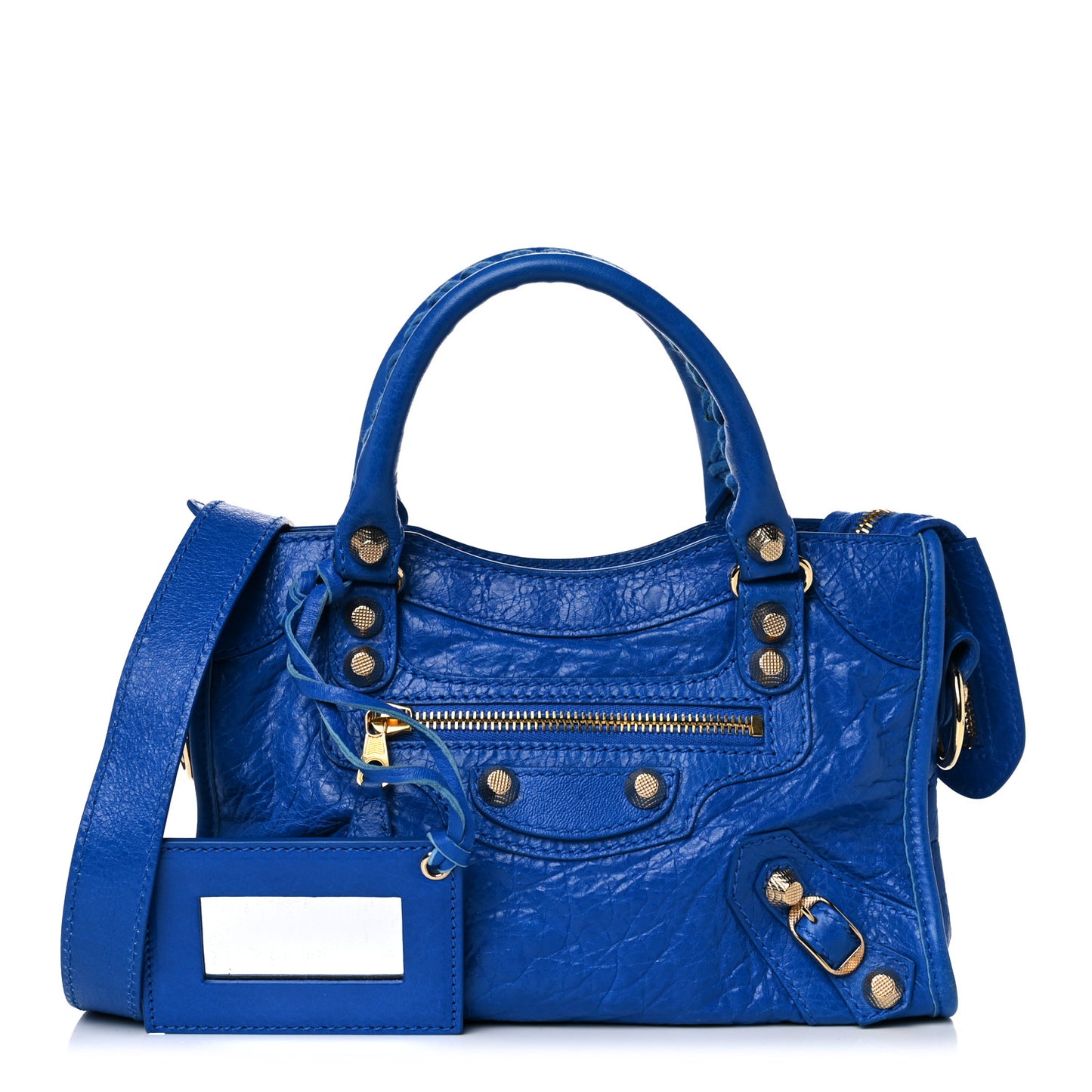 Agneau Giant 12 Gold Hardware Mini City Bleu Lazuli