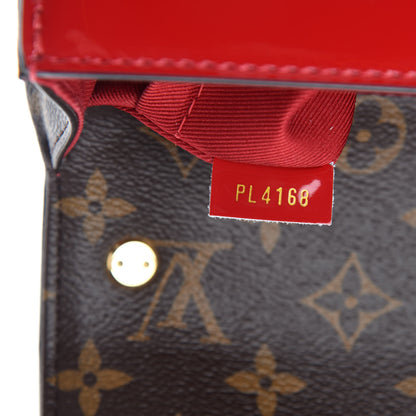 Louis Vuitton Patent Calfskin Monogram Cherrywood BB Scarlet 9 of 11