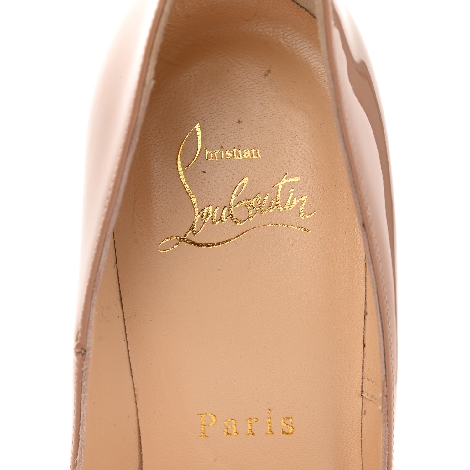 Christian Louboutin Patent So Kate 120 Pumps 36 Nude 7 of 8