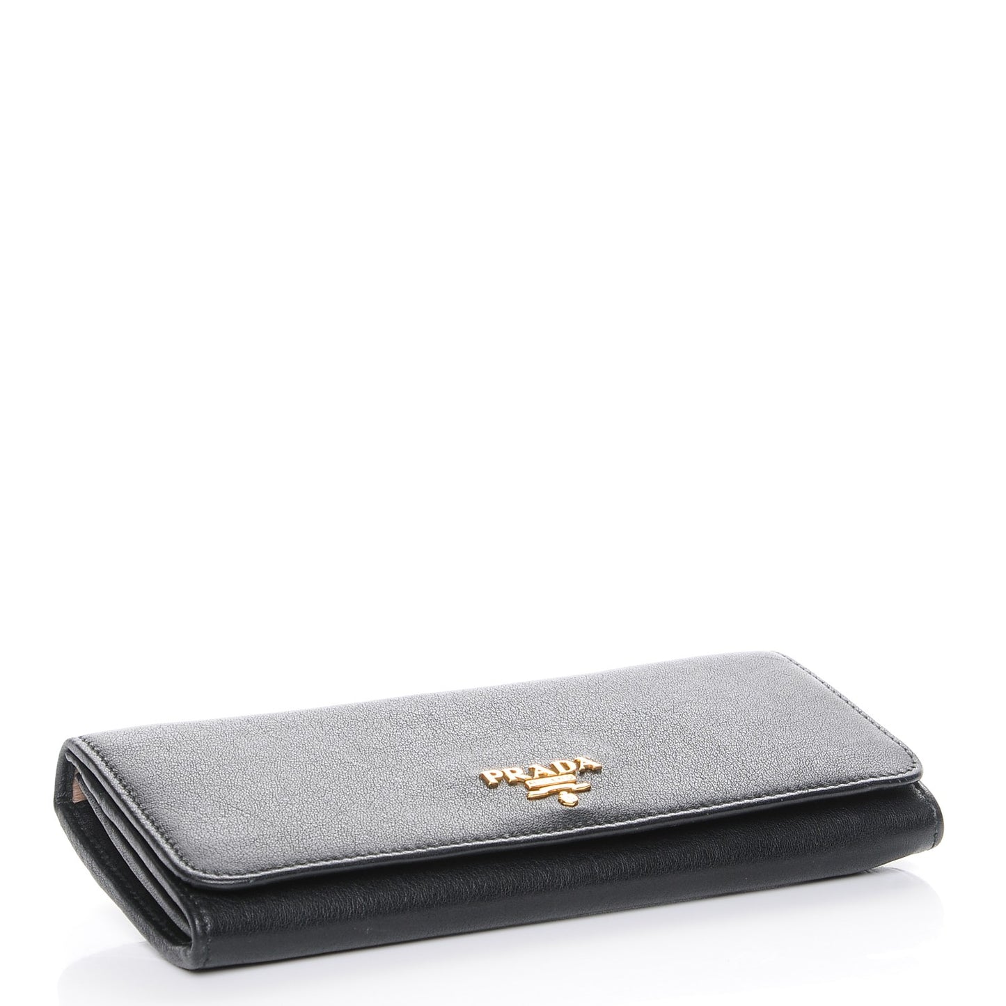 Royal Calf Continental Flap Wallet Nero Black
