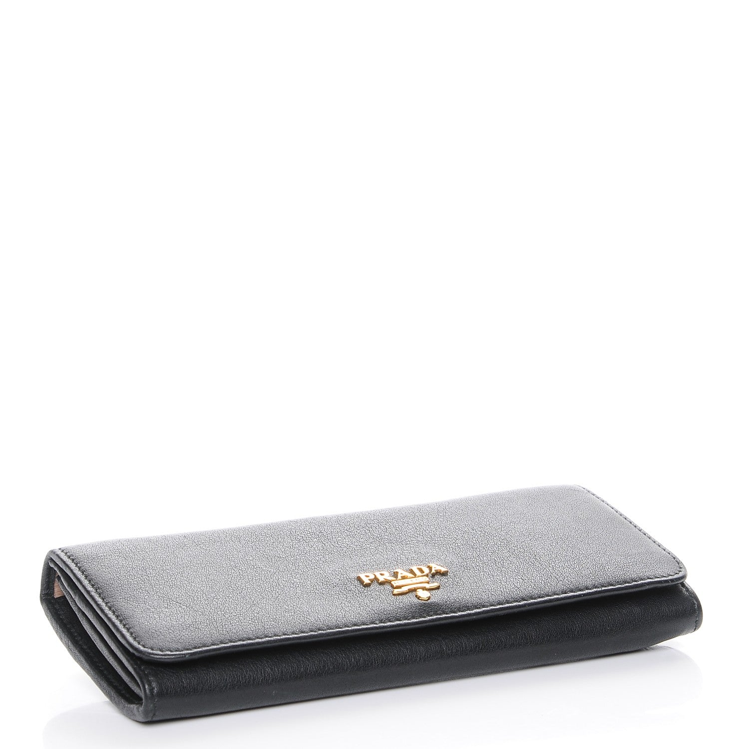 Prada Royal Calf Continental Flap Wallet Nero Black 4 of 8