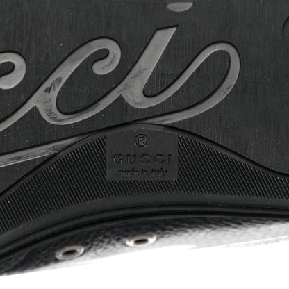 Gucci Nappa Mens Low Top Sneakers 8 Black 8 of 10