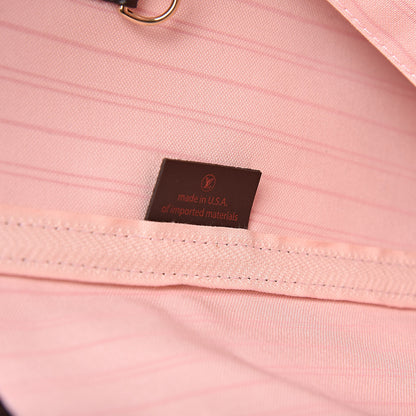 Louis Vuitton Damier Ebene Neo Neverfull MM Rose Ballerine 7 of 10