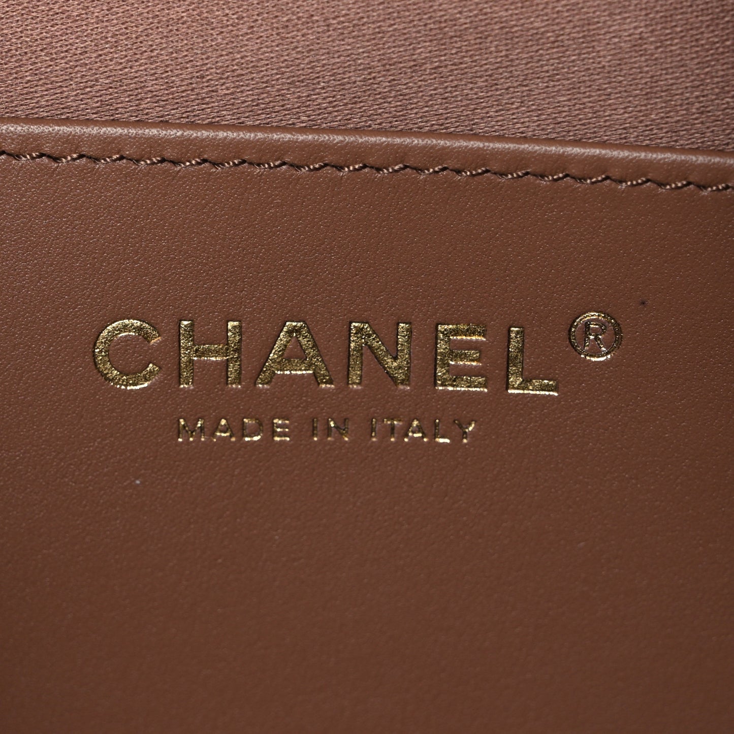 Caviar Quilted Medium Chanel 25 Handbag Brown
