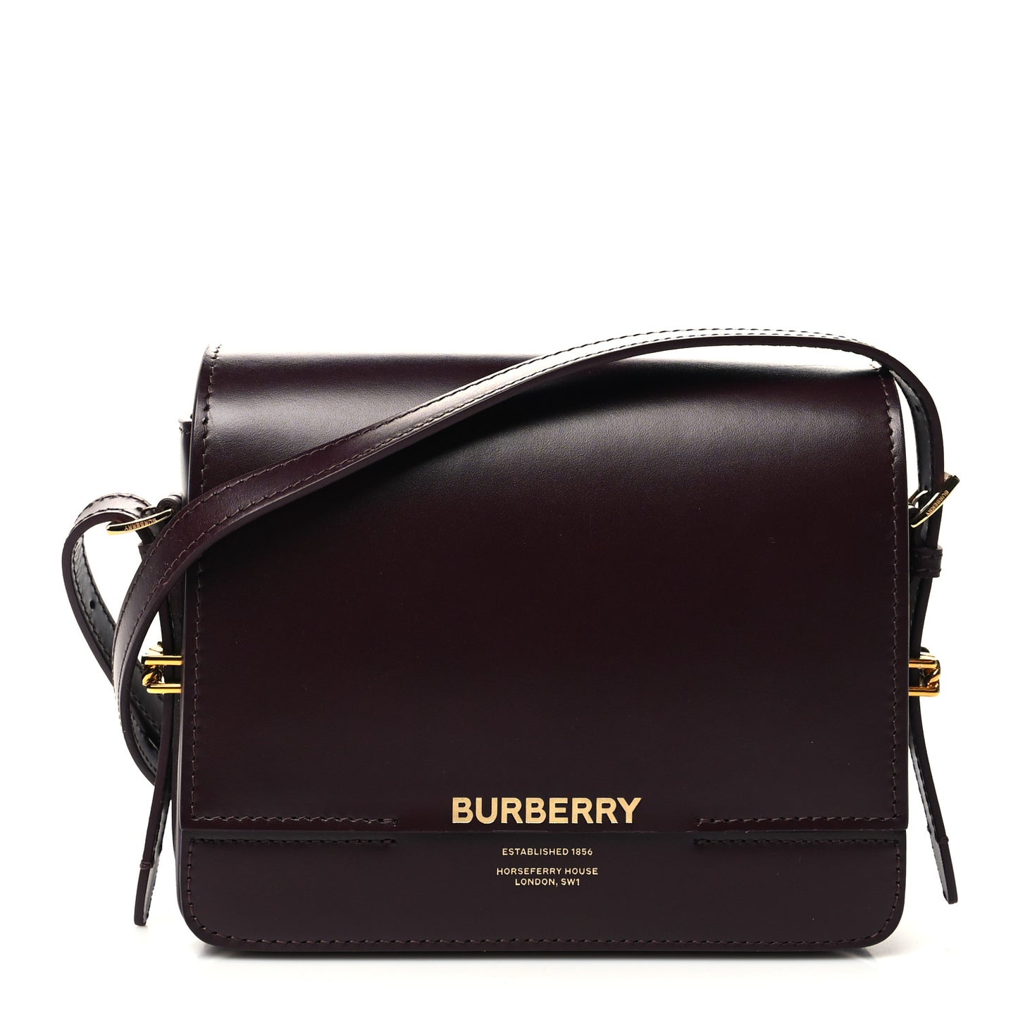 Smooth Calfskin Small Grace Bag Oxblood
