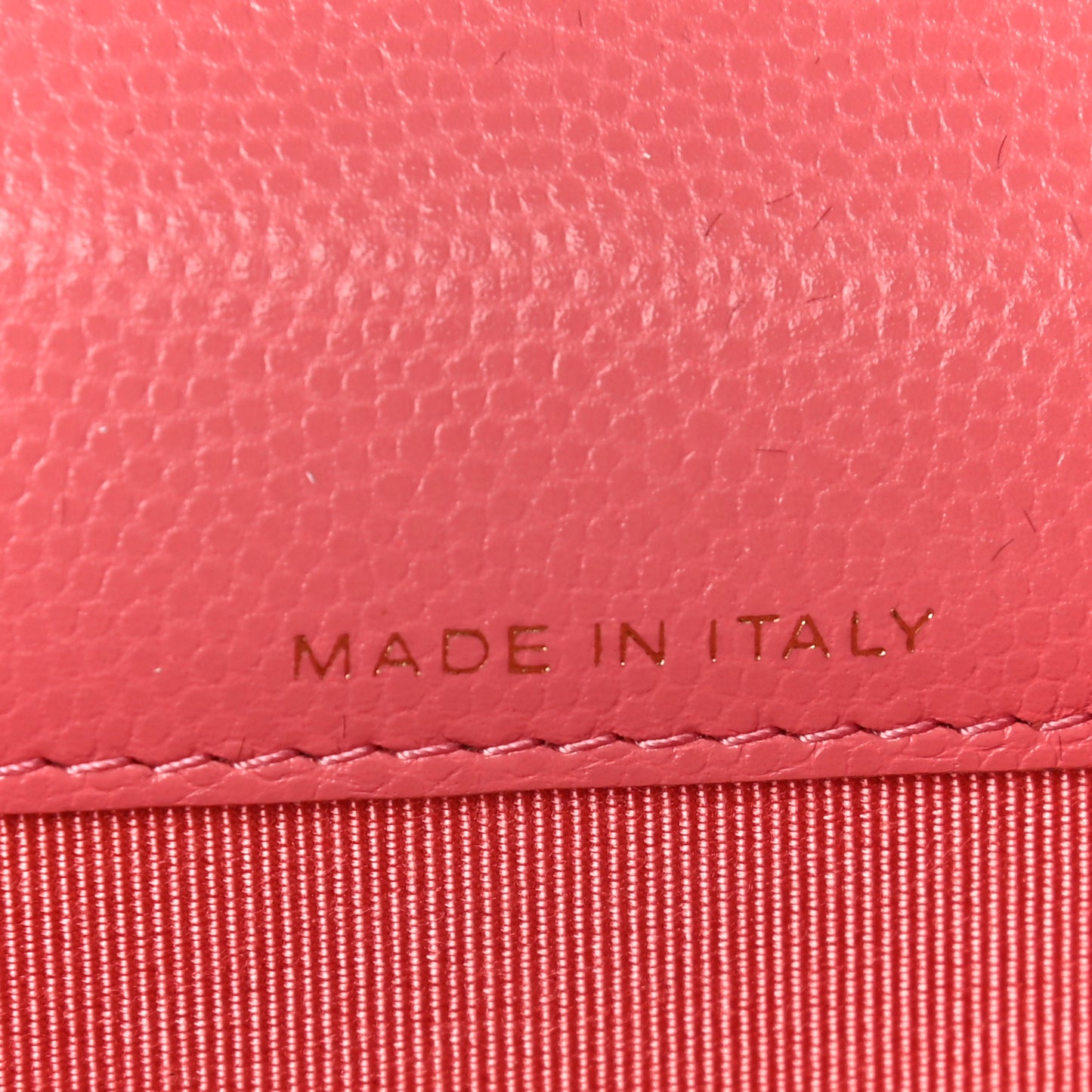 Caviar Quilted Flap Card Holder Wallet Pink