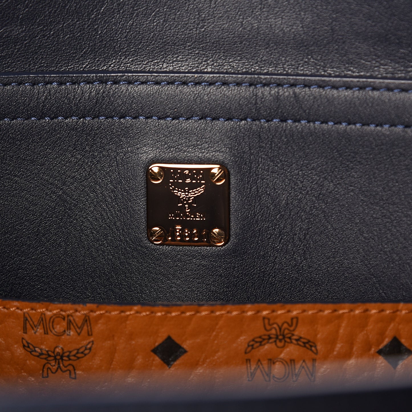 Calfskin Claudia Crossbody Bag True Navy