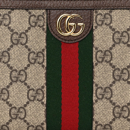 Gucci GG Supreme Monogram Web Ophidia Utility Belt Bag 95 38 Beige Ebony New Acero 9 of 11