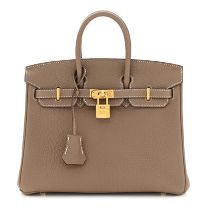 Hermes Togo Birkin 25 Etoupe 1 of 11