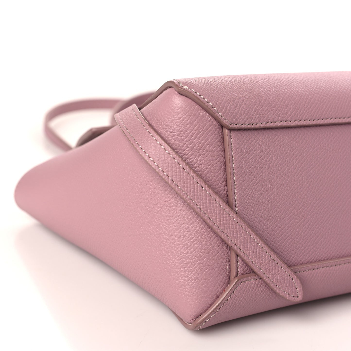 Grained Calfskin Nano Belt Bag Vintage Pink