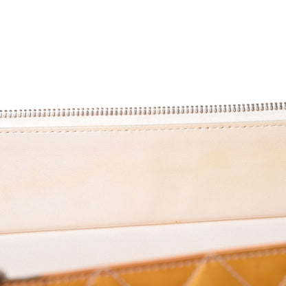 Chanel Patent Quilted Petit Timeless Tote PTT Yellow 17 of 39