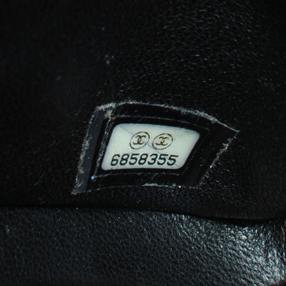 Chanel Canvas Chocolate Bar Quilted Coco East West Flap Black 6 of 7