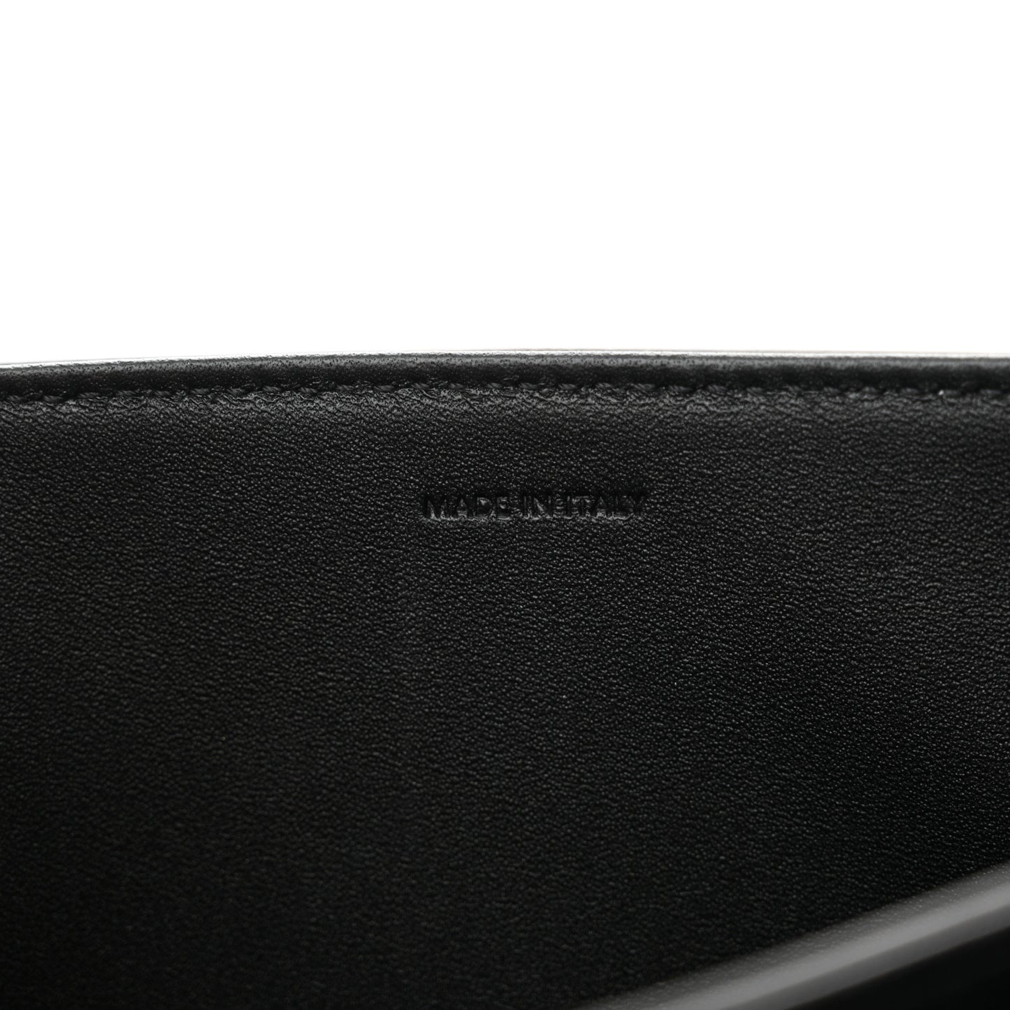 Shiny Calfskin Medium Triomphe Black