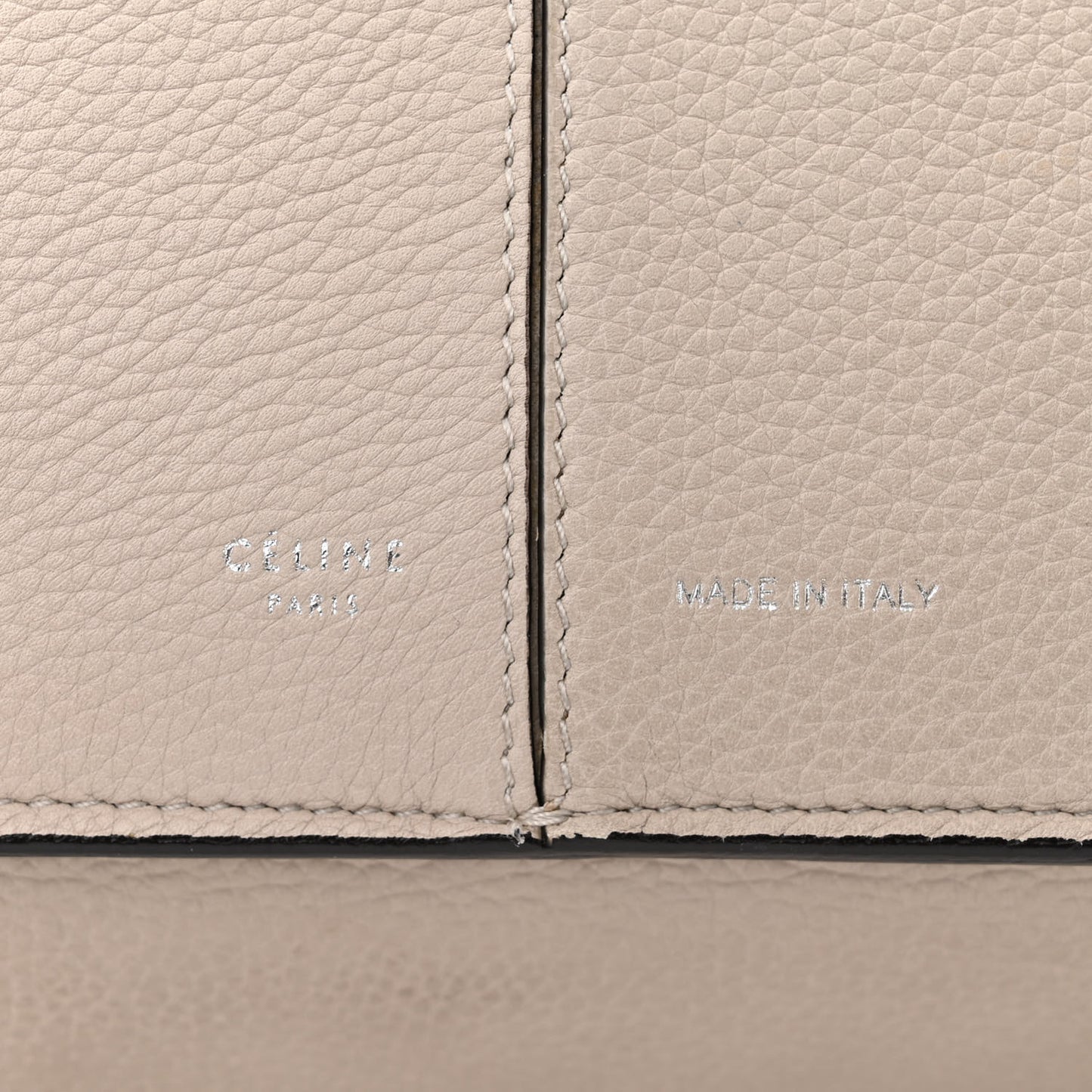 Baby Grained Calfskin Medium Tri-Fold Bag Powder