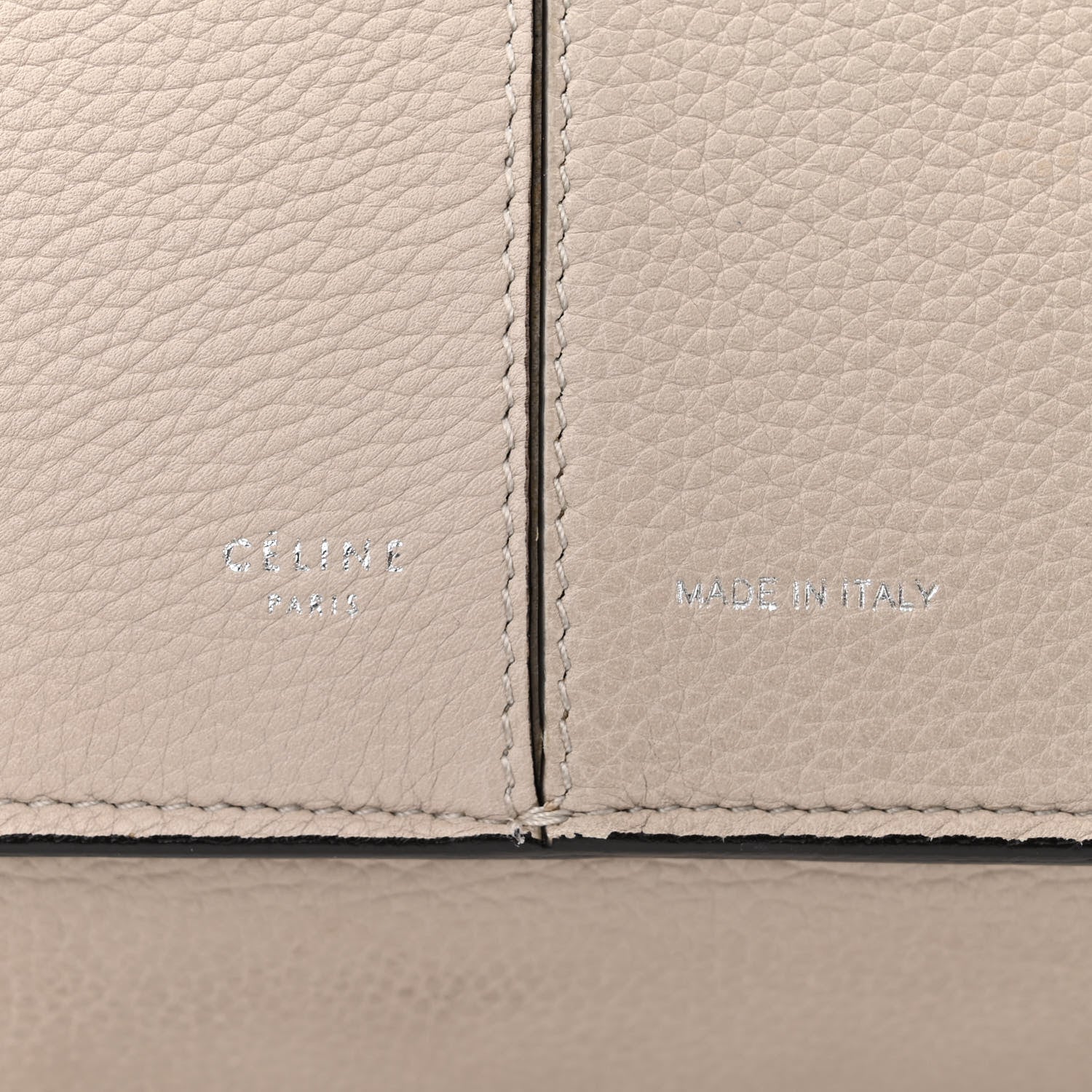 Celine Baby Grained Calfskin Medium Tri-Fold Bag Powder 7 of 22