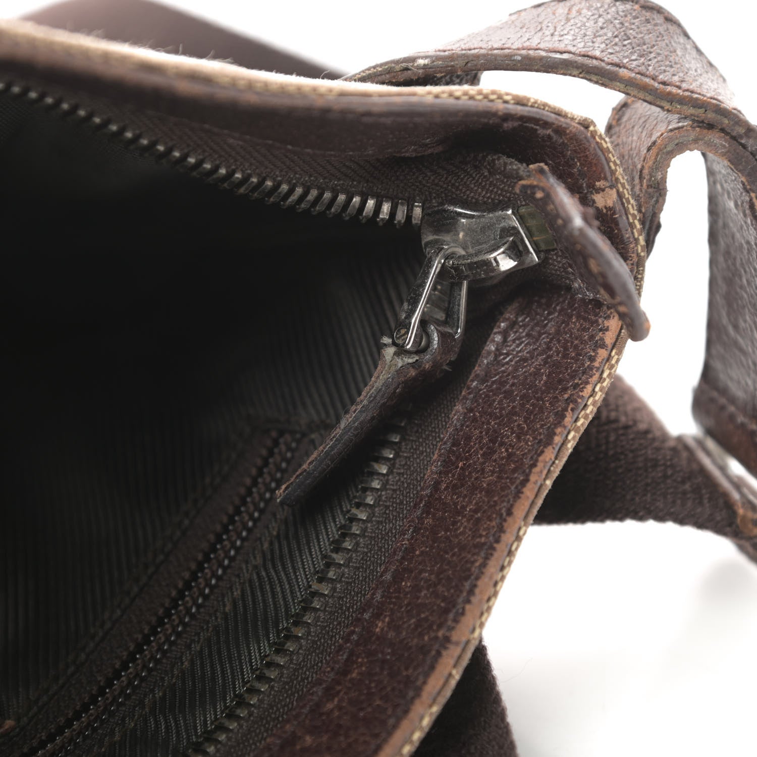 Gucci Monogram Flat Messenger Bag Dark Brown 11 of 19
