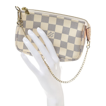 Louis Vuitton Damier Azur Mini Pochette Accessories 2 of 7