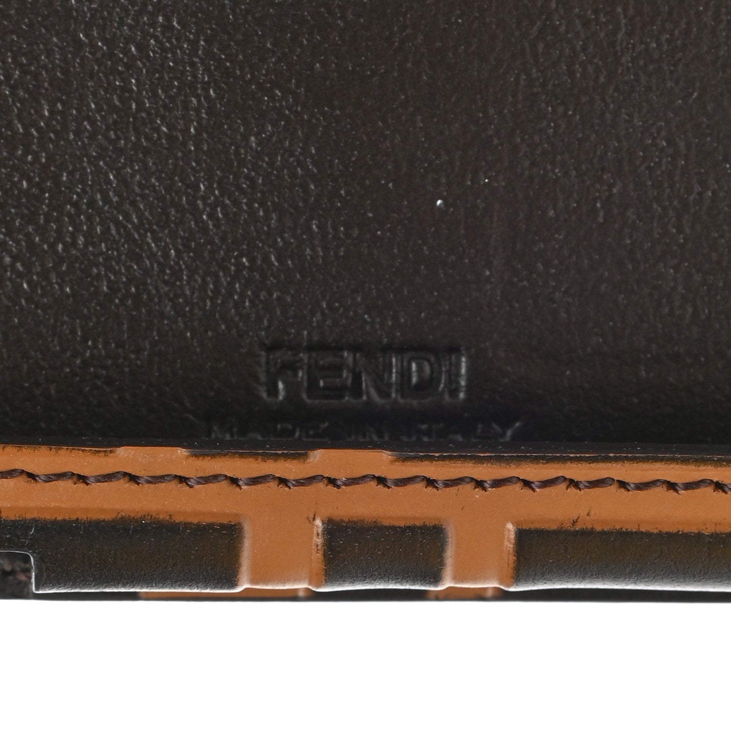 Fendi Calfskin FF Embossed IPhone X Case Tobacco 6 of 6