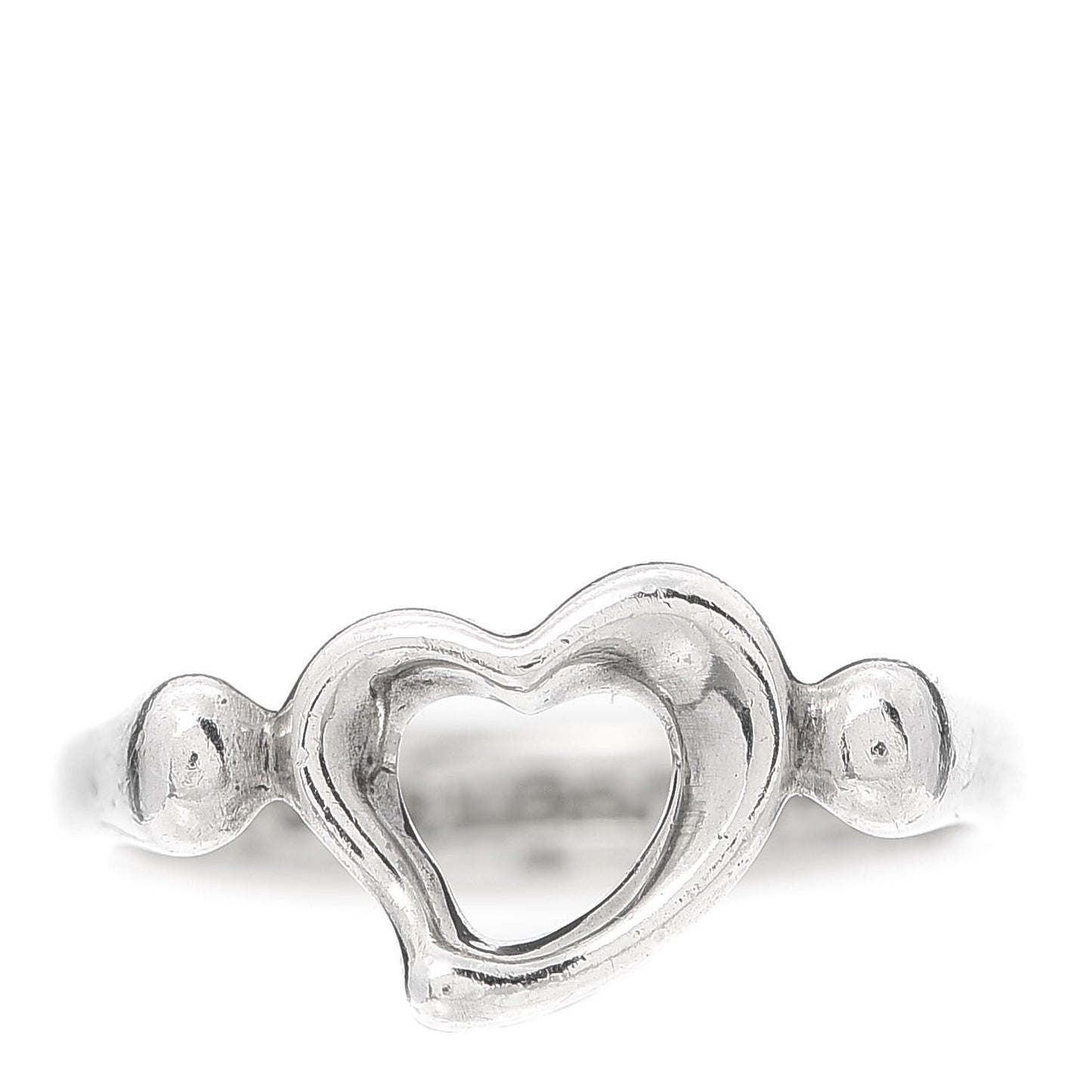 Sterling Silver Elsa Peretti Open Heart Ring 48 4.5