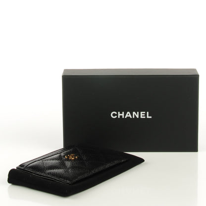 Chanel Caviar Quilted Card Holder Black 4 of 8