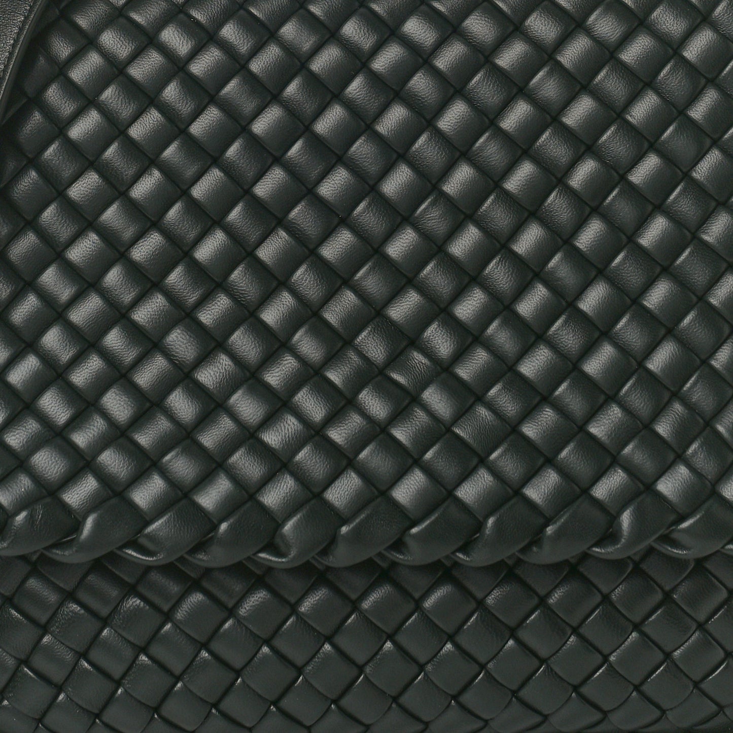 Nappa Intrecciato Small Cobble Shoulder Bag Black