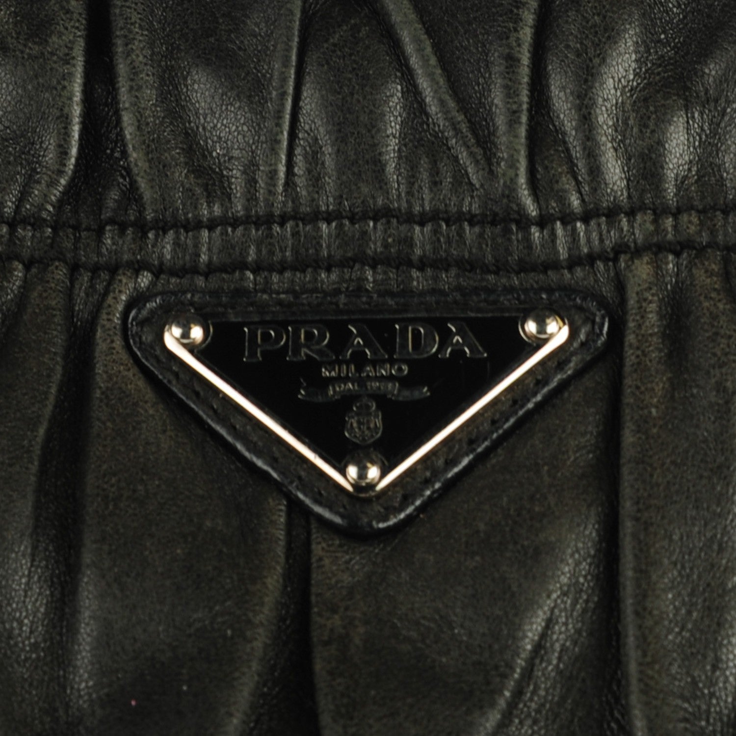 Prada Nappa Gaufre Shoulder Bag Nero Black 13 of 14