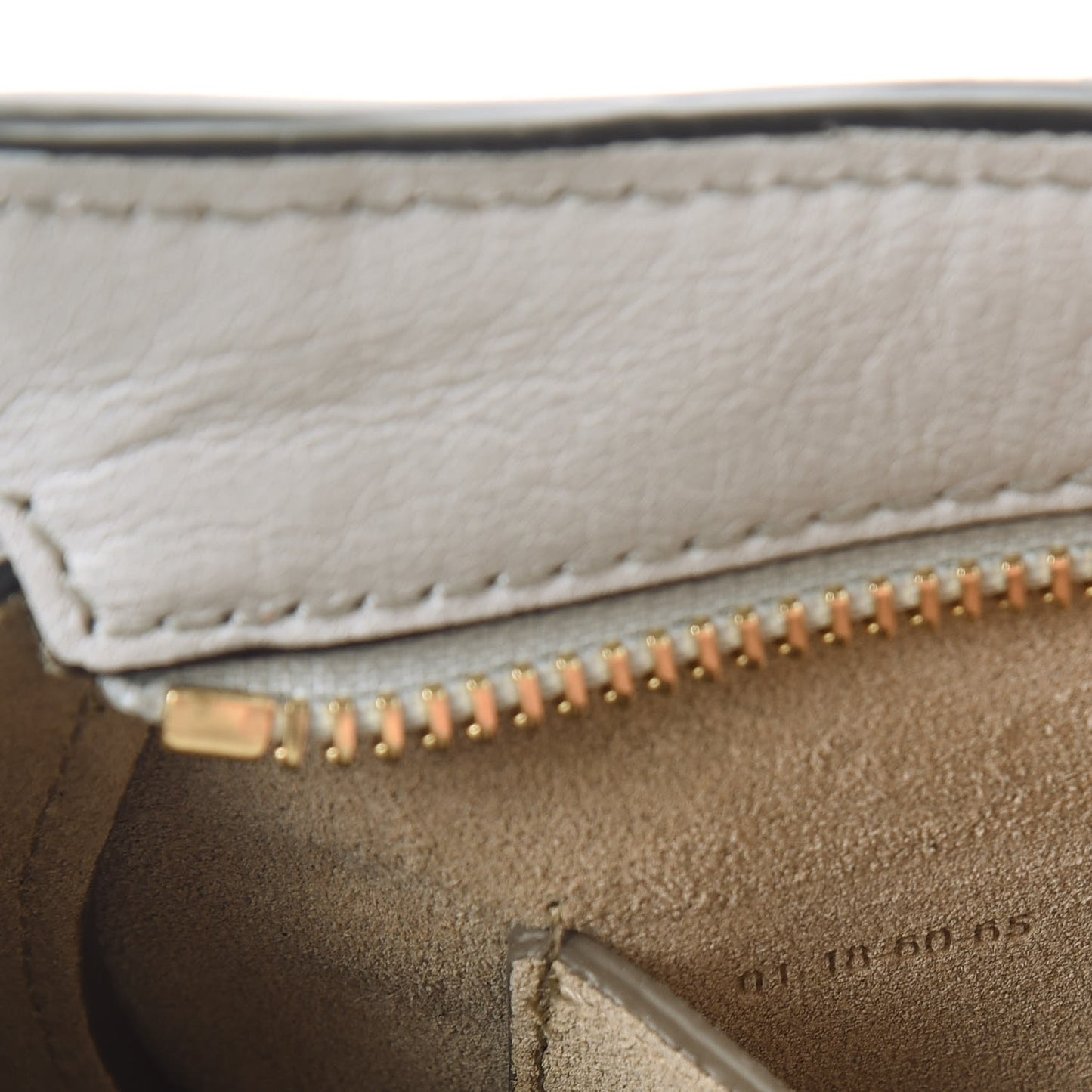 Calfskin Suede Mini Pixie Signature Belt Bag Airy Grey