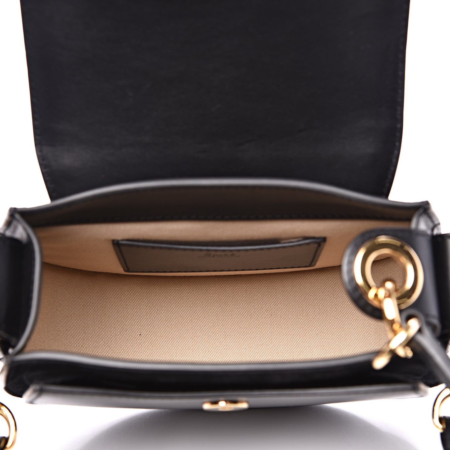 Calfskin Small Tess Bag Black