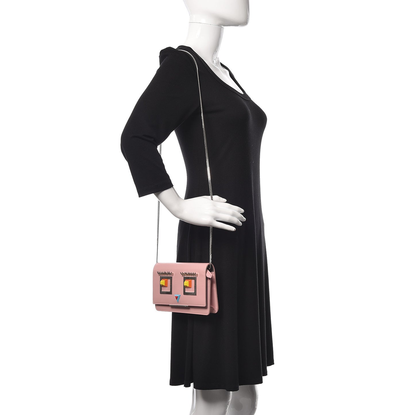 Vitello Century Hypnoteyes Tube Wallet On Chain Bubblegum