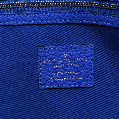 Louis Vuitton Taurillon Illusion Keepall Bandouliere 50 Bleu Rose 5 of 9