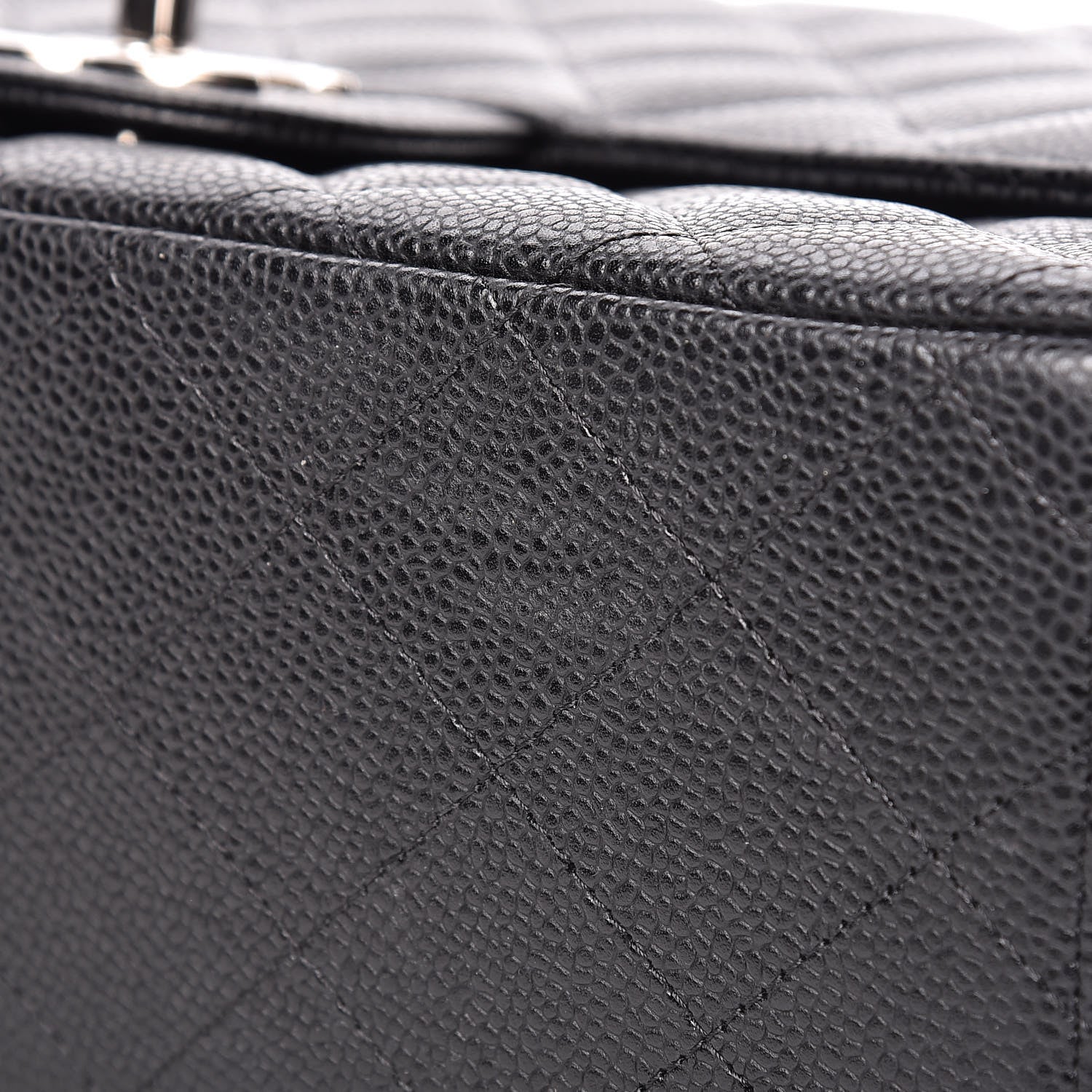 Chanel Caviar Quilted Maxi Double Flap Black 11 of 12