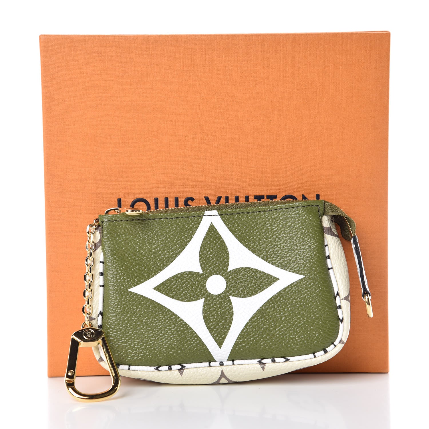 Louis Vuitton Monogram Giant Micro Pochette Accessories Kaki White 8 of 8