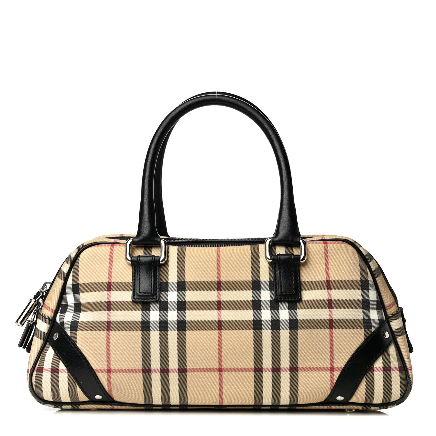 Burberry House Check Studded Bowler Black 1 of 24