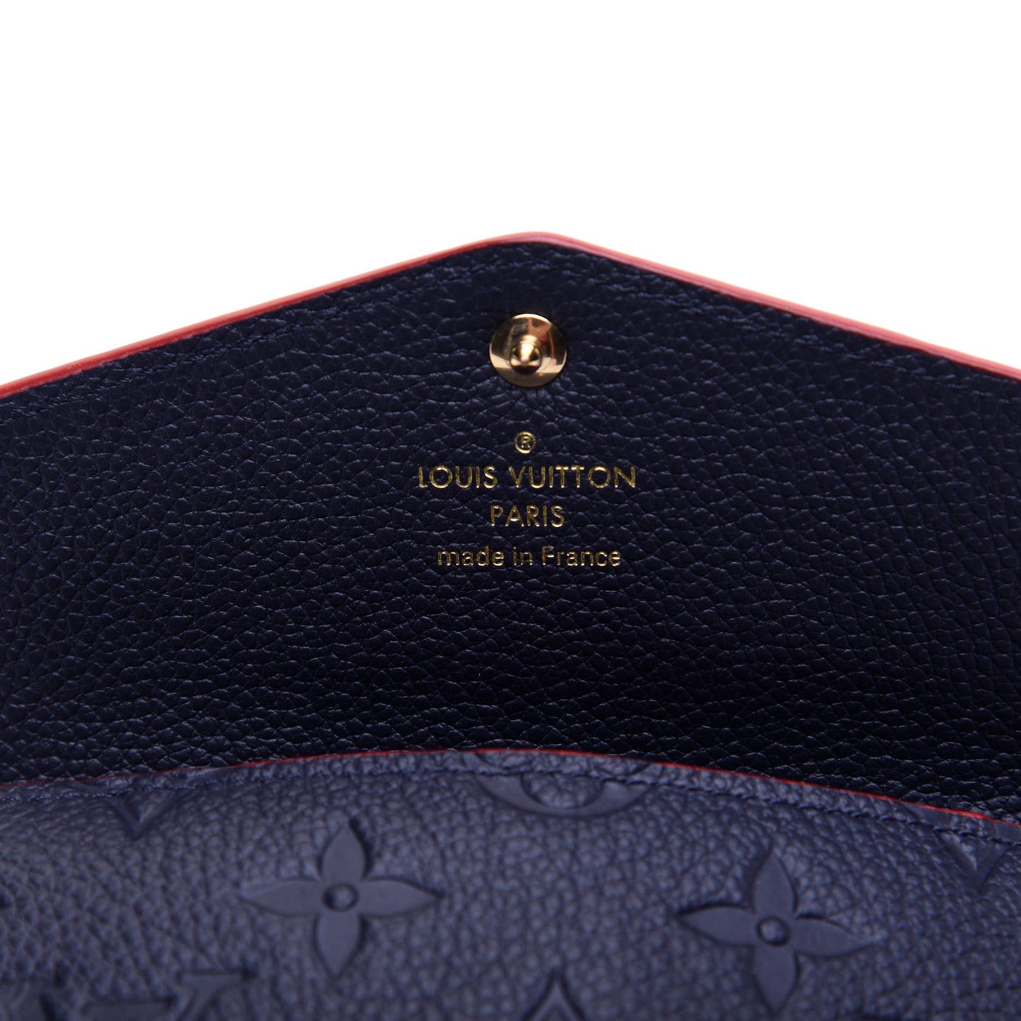 Empreinte Key Pouch Marine Rouge