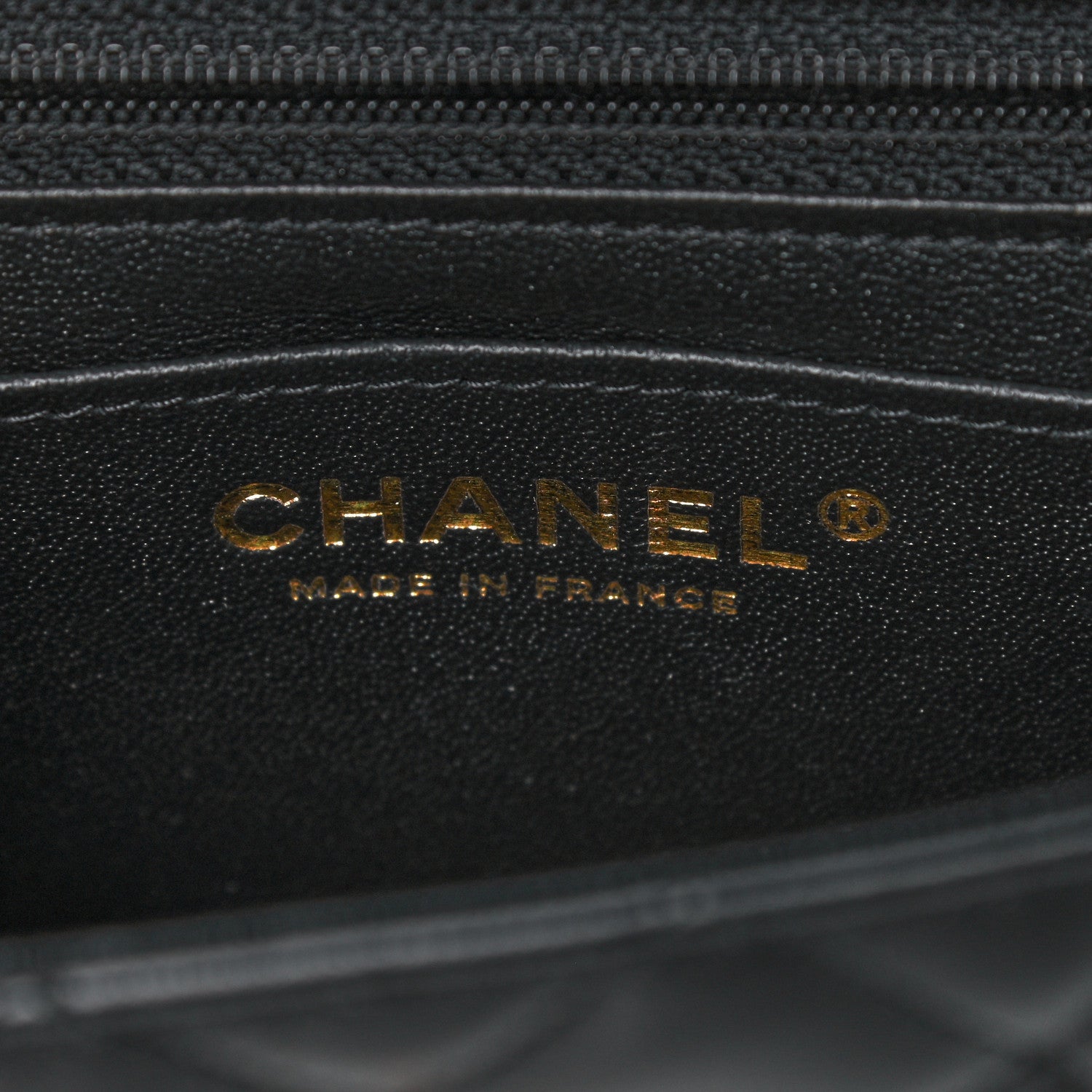 Chanel Lambskin Quilted Mini Rectangular Flap Black 6 of 10