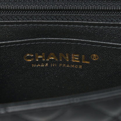 Chanel Lambskin Quilted Mini Rectangular Flap Black 6 of 10