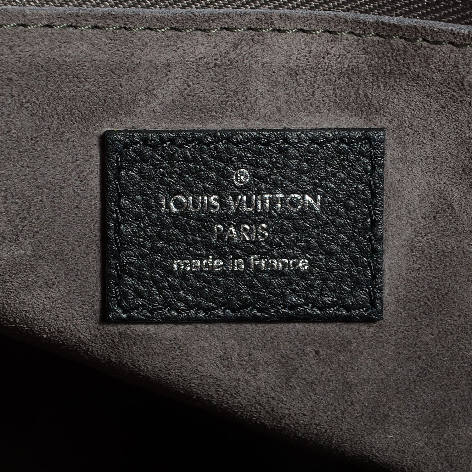 Louis Vuitton Veau Cachemire Soft Lockit MM Black 6 of 8