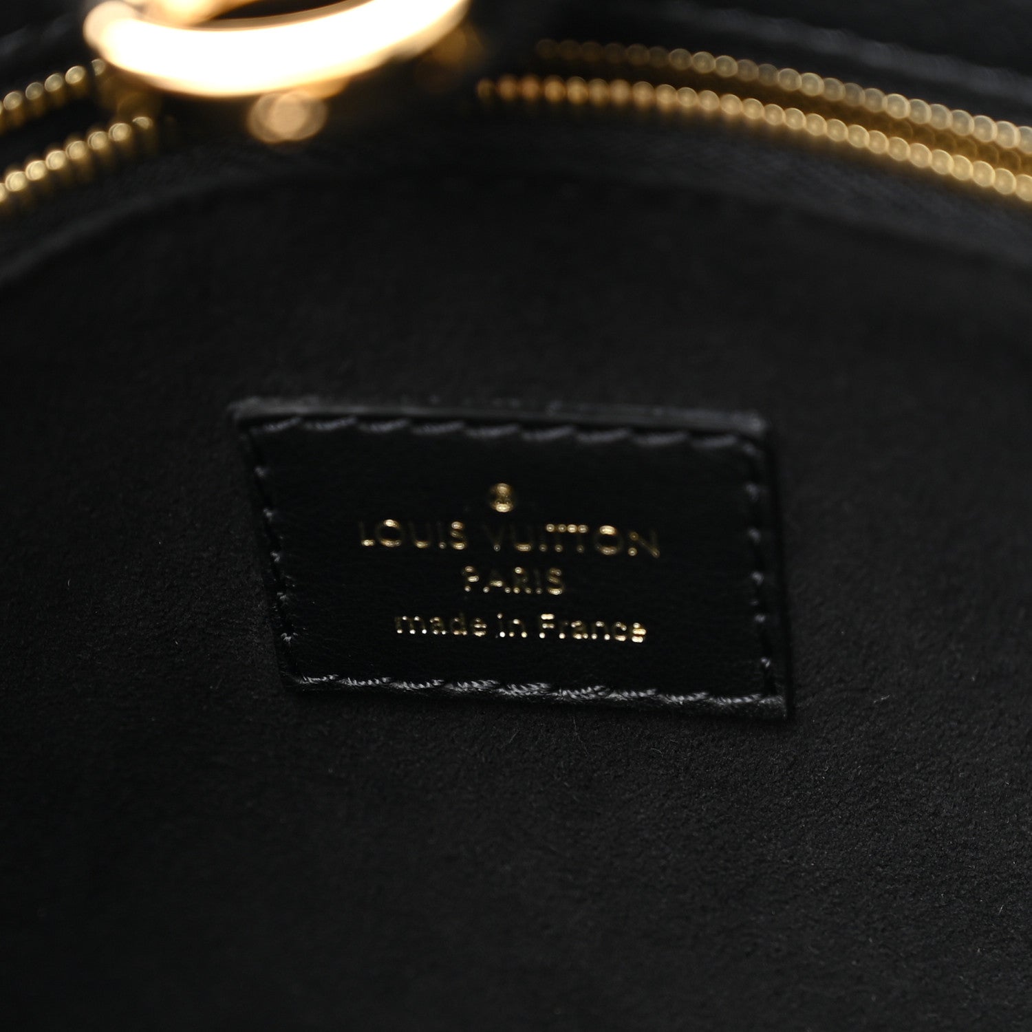 Louis Vuitton Calfskin Monogram On My Side PM Black 6 of 9