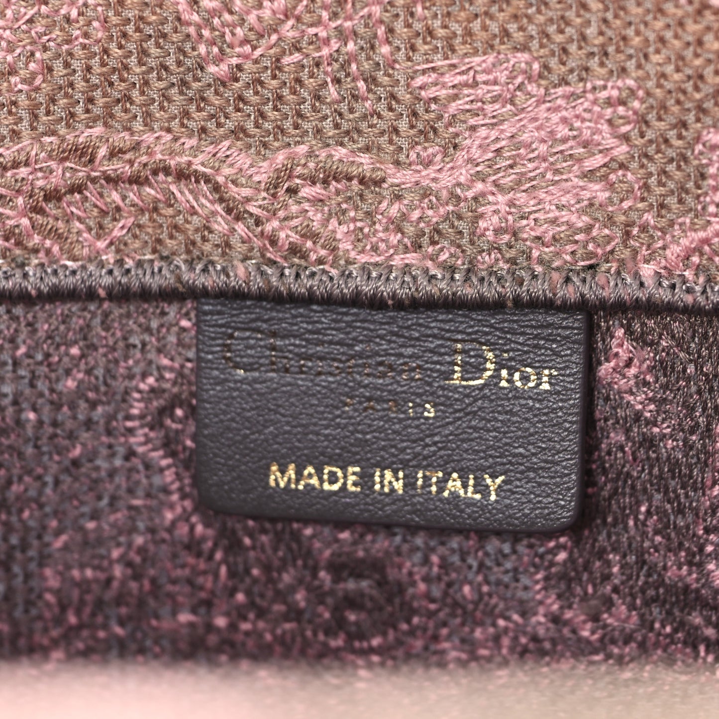 Canvas Embroidered Medium Dioriviera Toile De Jouy Book Tote Pink Grey